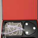 Go Brush Pro Hair Straightener  Cordless Comb with Base Negative Ion, 6000mAh Fast Heating & Portable Travel Design, Rechargeable Brush for Straightening and Curling (Black-1Pcs)