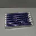 Navy Blue Flameless Taper Candles with Remote Timer, Flickering Battery Operated LED Candlesticks Home Decor Set of 12