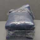 Blue Foam Seat Cushions Kitchen Chairs Pads for Dining Chairs 6 Pack Non Slip Patio Seat Cushions Washable U Shaped Soft Thick Large Metal Wooden Chair Cushions,17" x 15"