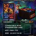 MTG Card Sleeves 100 Pcs Turtles Forever Textured Back Art Sleeves Deck Protector, HD Clear Front & Matte Back, Ultra-Durable, Smooth Shuffle Standard Size Card Sleeves Fit TCG MTG Cards