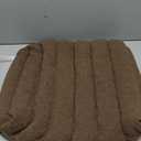 Lesure Cute Orthopedic Dog Bed Large Sized Dog, Waterproof Chic Flat Pet Beds with Removable Washable Cover, Fuzzy Thick Egg Crate Foam Pet Mat for Indoor Use (36" x 27", Brown)