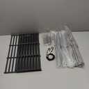 Grill Parts for Charbroil Performance 4-Burner 463352521 463354021 463365021 463365522 463366022, 17 inch Cooking Grate, Burner and Heat Plate for Charbroil Grill Replacement Parts 463351221 (17"L, 4-Burner Kit)