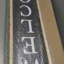 Outdoor Welcome Sign for Front Porch Standing Large 2 Sided 45"X9" Wooden Frame Tall Vertical Leaner Long Home Sweet Home Front Door Sign for Rustic Outside Farmhouse Modern Decor (Wood Black)