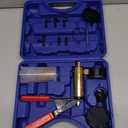 Orion Motor Tech Brake Bleeder Kit with Hand Vacuum Pump and Adapters, Brake Bleeding Kit for Brake Fluid Power Steering Fluid More, Vacuum Brake Bleeder Pump with Pressure Gauge