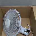 Comfort Zone Oscillating Wall Mount Fan with Adjustable Tilt, 16 inch, 3 Speed, Metal Grille, 90 Degree Oscillation, Airflow 14.07 ft/sec, Ideal for Home, Bedroom, Gym & Office, CZ16W