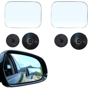 2PCS Blind Spot Mirror, Automotive Exterior Accessories, 360° Adjustable Hd Wide-Angle View For Most Cars, SUVs, Trucks (Square Mirror)