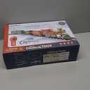 Hot Bee Christmas Train Set with Remote Control Train Toys w/Smoke, Lights & Sound, Christmas Train Sets for Around The Tree, Toy Train for Kids Train Set for 3 4 5 6 7+ Years Old Boys Gifts