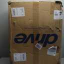 Drive Medical 795BU Duet Folding Transport Wheelchair and Rollator Walker, Burgundy