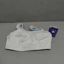 Champion Women's Sports Bra, High-Impact, Maximum Support, Breathable, Moisture-Wicking Fabric, White, 34D