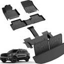 Original 2021-2026 Sorento Floor Mats & Cargo Liner & Backrest Mat for Kia Sorento 6/7 Seats (Not for Hybrid) - Custom Fit TPE Floor Liners & Trunk Mat - All Weather Mats for Sorento 2021-2025 2026