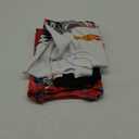 Hot Wheels Boys Pajama Set - 4 Piece Short Sleeve & Shorts Pajama Set - 100% Cotton Pjs, Snug-Fit Kids Summer Pajamas (6, Red White)
