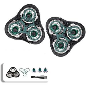 RQ11 Replacement Head for Philips Norelco SensoTouch 2D Shaver RQ11/52 1150X 1160X 1170X 1180X Series, 2 pack
