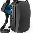Relohas Hard Shell Travel Sling Bag Compatible With Nintendo Switch 2, Protective Case with Water-Resistant Design, Adjustable Strap & Organized Storage (Black)