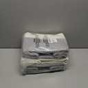 OIAHOMY 3 Pack Storage Baskets for Organizing, Woven Cotton Rope Basket for Shelves, Closet Organizer Bins with Handles, Rectangle Toy Organization, 13.78''9.84''5.5'', Grey & White