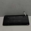 Varhomax Glass Weekly Planner Desk White Board, Desktop Calendar Whiteboard with Storage, to Do List Memo Caddy for Home Office and School Supplies, Black