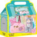 Creativity for Kids Cuddly Kitten Kit | Adopt, Accessorize & Decorate a Plush Pet | Toddler Purse & BFF Jewelry Gift for Girls | Encourages Imaginative Play & Fine Motor Skills (Ages 4+)