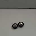 Bathtub Stopper, 2 Pack Universal Metal Bathtub Plug Silicone Bathtub Stopper Washbasin Stopper Bathtub Drain Stopper Plug Tub Stopper Sink Stopper for Kitchen Bathtub and Bathroom Sink Drains, Black