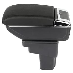LUJUNTEC Center Console Organizer Storage Box Leather Car Center Console Armrest Box Compatible with 2011 2012 2013 2014 2015 For Nissan for Juke