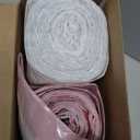 Amazon Basics 13 Gallon Tall Kitchen Drawstring Trash Bags, Clean Fresh Scent, 10% Post Consumer Recycled, 80 count (White)