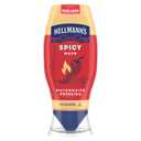 Hellmann's Spicy Mayonnaise Dressing Squeeze Bottle For a Rich, Creamy Condiment Made with Real Chili Peppers 11.5 oz, No BB Date
