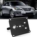 Front Bumper License Plate Mount Compatible with 2010-Up Hyundai Genesis Coupe No Drill Front Tow Hook License Plate Frame Anti-Theft Bracket Holder Mounting Kit Car Accessories