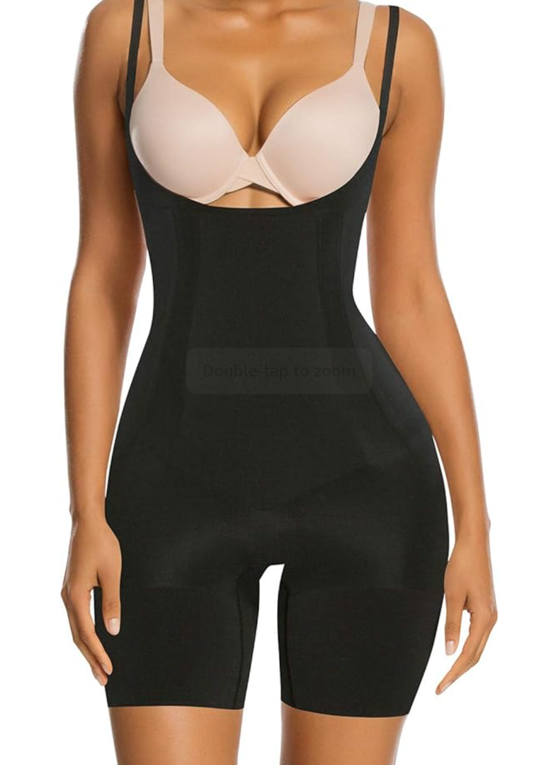 Shapewear for Women Tummy Control Open Bust Thigh Slimmer Body Shaper Size S