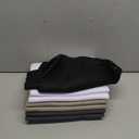 4pcs Thick 1.4mm Soft Felt Fabric Sheet Assorted Color Felt Pack DIY Craft Sewing Squares Nonwoven Patchwork (92x90cm Black & White)