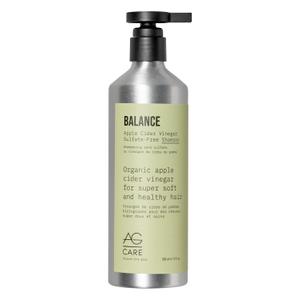 AG Care Balance Apple Cider Vinegar Sulfate-Free Shampoo, 12 Fl Oz