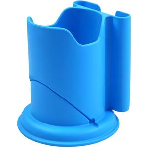 Paddleboard Cup Holder,Kayak Cup Holder 2-in-1 Anti-Flip Drink & Phone Holder for Paddle Board Accessories Surfboards, Canoes and Kayak Accessories (Blue)