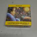 Jigsaw Puzzles 100 Pieces for Kids Youth Families (Space Traveler, Solar System) Pieces Fit Together Perfectly