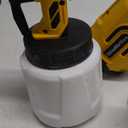 Cordless Paint Sprayer for Dewalt 20V MAX Battery, Electric Spray Paint Gun for House, 4 Copper Nozzles, Paint Spray Gun with Power Display, Paint Sprayers for Home Interior and Exterior (No Battery) (Yellow)