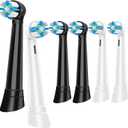 Replacement Heads Compatible with Oral B iO 3 4 5 6 7 8 9 10 Series Electric Toothbrush,Toothbrush Heads Compatible with Oral B iO Replacement Heads, Medium Bristles for Effective Cleaning