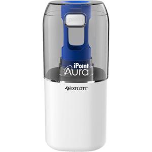 Westcott iPoint Aura Battery Pencil Sharpener, Assorted Colors (17319)