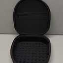 Case for Apple Airpods Max Headphones, Travel Portable Headphone Hard Case Cover Bag, Mesh Pouch with Zipper for Charger and Accessories (Black)