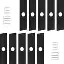 3 x Keycci AEB0800 Edger Blades, 8 inch x 2 inch with 1 inch Center Hole & Pin Bolt, Compatible with E GO 56V Edger Models EA0800 ME0801 ME0800 Lawn Mower, 10 Pack
