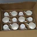 GBHOME 12 OZ Off White Coffee Mugs, Ceramic Coffee Mugs Set with Large Handle for Man,Woman,Dad,Mom, Light Weight Coffee Mugs for Latte/Cappuccino/Cocoa/Milk, Dishwasher &Microwave Safe,12Pcs