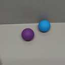 Physical Yoga Balls Massage Lacrosse Balls for Myofascial Release, Trigger Point Therapy, Muscle Soreness Deep Tissue Massage Physical Therapy Equipment(2 Pack,Blue and Purple)