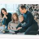 Clear Acrylic Wall Mount Picture Frame, Floating Acrylic Photo Frame, Picture Frame Panel for Degree Certificate, Home & Family (Square 8.5x12inch)