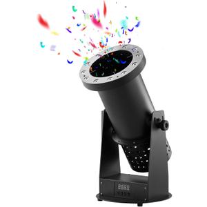 Electric Confetti Machine 1500W – LED Light Confetti Blower with Remote, Adds Excitement to Weddings, Parties, Concerts, and Celebration Events