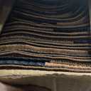 SAND MINE Reversible Mats, Plastic Straw Rug, Modern Area Rug, Large Floor Mat and Rug for Outdoors, RV, Patio, Backyard, Deck, Picnic, Beach, Camping, Trailer, Black & Brown, 9' x 18'