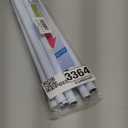 2 Pack Spring Tension Curtain Rod 32.5 to 58 inch Adjustable Curtain Rods No Drilling Spring Loaded Curtain Rods for Windows Doors, White