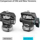 SmallRig Field Monitor Mount Holder Swivel and Tilt Adjustable with Cold Shoe Mount for 5" and 7" Monitor