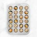 USA Pan Bakeware Mini Cupcake and Muffin Pan, Nonstick Quick Release Coating, 24-Well, Aluminized Steel