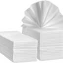 SETUP [100 Count] Linen-Feel Guest Towels - Disposable Cloth Dinner Napkins, Bathroom Paper Hand Towels, Wedding Napkins - (Formerly Comfy Package)