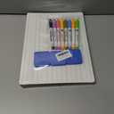 6pack Dry Erase Board 9"x12"with Lines and Blank Surface Learning,Math,Writing Teacher & Homeschool Supplies Mini Whiteboard Erasers Included Colors pens