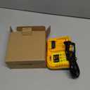 DCB112 Charger Repalcement for Dewalt 12v/20v Battery Charger Compatible with Dewalt 12v/20v Max Battery DCB200 DCB203 DCB125 DCB107 Yellow