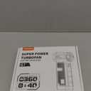 Compressed Air Duster, Electric Air Duster with Upgraded Powerful 40MM Brushless Motor, 4-Gear Cordless Mini Hand Blower with LED Light, 27.75Wh Rechargeable Turbofan for Keyboard, Car, Home, Outdoor