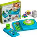 Discovery Pottery Studio Motorized Clay Art Station  Complete Set with Pottery Wheel, 3 Molds, Tools, Paints, & Air-Dry Clay for Kids| Arts and Crafts Toy for Boys Girls| Art Supplies Activity Kit