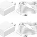 [Apple MFi Certified] iPhone 17 16 15 Pro Max Charger Fast Charging | 2 Pack 20W Type C Charger Fast Charging Block with 6FT USB C Charging Cable for iPhone 17/17 Pro/17 Pro Max/Air/16 15 Pro Max