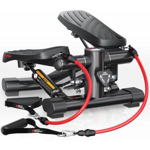 KeppiFitness Steppers for Exercise at Home, Stair Stepper with Resistance Bands for Home Cardio Exercise - FITSTEP Series